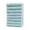 Arkwright Home Aston & Arden Turkish Solid Washcloth 13x13 Sterling Blue (8pk) WC-TS-1313-1.75-SBL - alternate 1